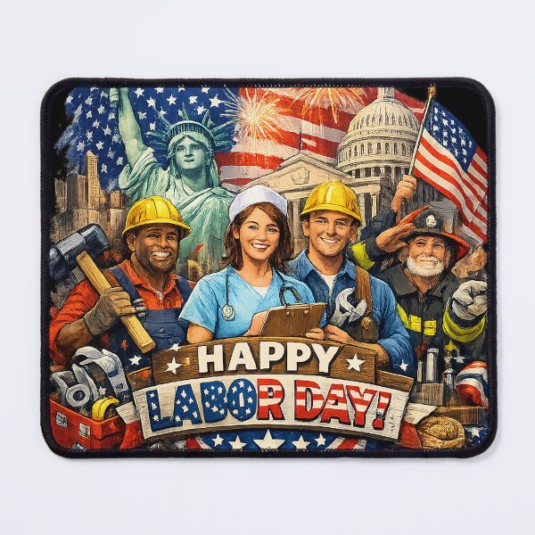Item preview, American Labor Day Celebration Graphic designed and sold by phenchacon.