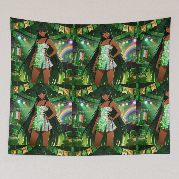 Item preview, St. Patrick's Day Setsuna designed and sold by Solace Sparkles.