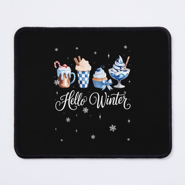 Item preview, Hello Winter Sweet Cozy Coffee Lovers Snowman Christmas designed and sold by SapfireStuArt.