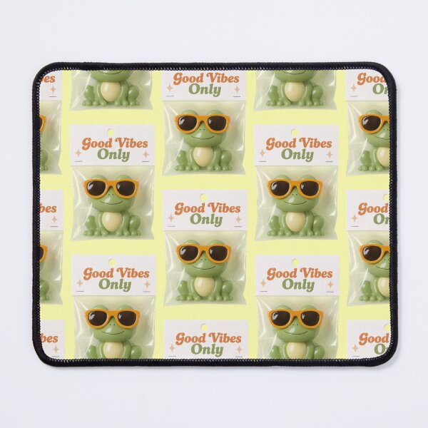Item preview, Cool Frog Good Vibes Only Retro Toy designed and sold by Mauswohn.