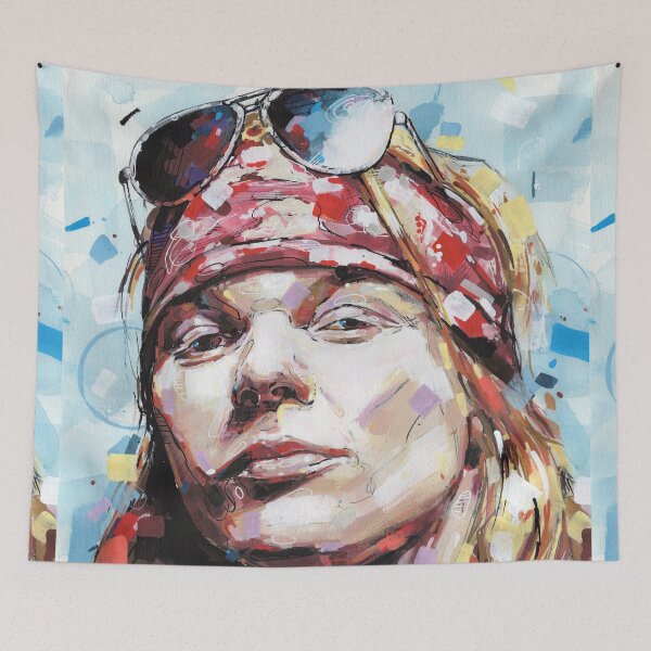 Item preview, Axl Rose painting designed and sold by GalleryKauffeld.