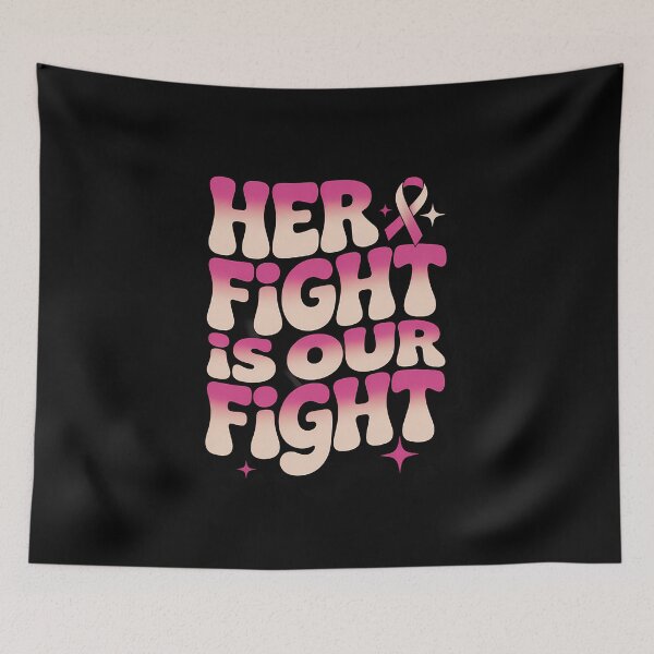Item preview, Her Fight is Our Fight October Pink Breast Cancer Awareness designed and sold by SapfireStuArt.