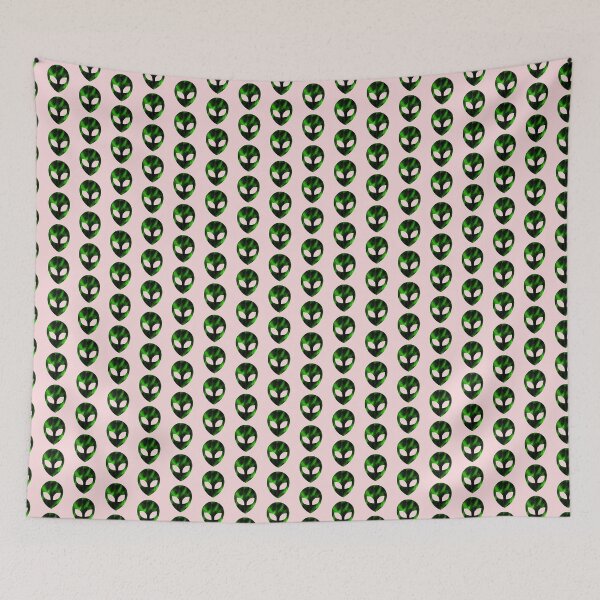 Item preview, Alien Face UFO Space Cosmic Sci-Fi Cute Retro Aesthetic Design designed and sold by ronakris009.