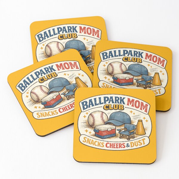 Item preview, Ballpark Mom Club Snacks Cheers And Dus designed and sold by Concrete Coffee Studio.