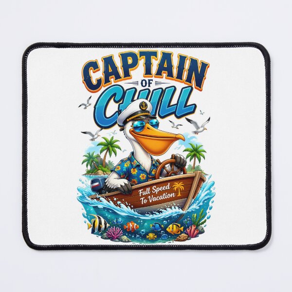 Item preview, Captain Of Chill Pelican Vacation designed and sold by Sovereign Supply Co..