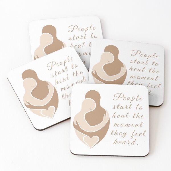 Item preview, People start to heal the moment they feel heard | love yourself  designed and sold by Dayglint.
