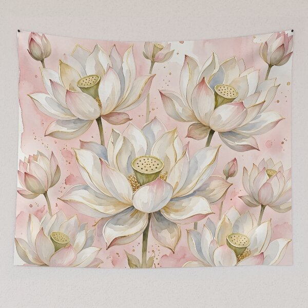 Item preview, White Lotus Flower  designed and sold by GraphicsClub.