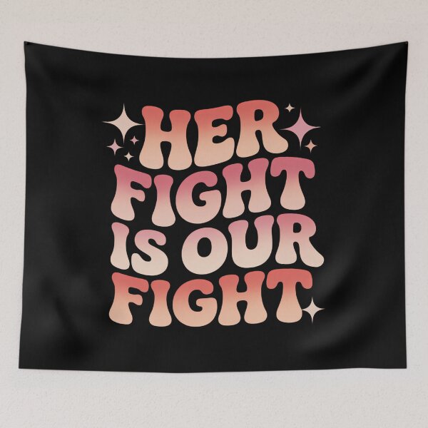 Item preview, Her Fight Is Our Fight Endometrial Cancer Awareness designed and sold by SapfireStuArt.