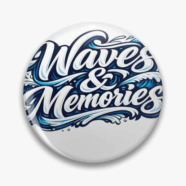 Item preview, Waves & Memories – Vintage Ocean Typography Graphic T-Shirt designed and sold by XxZainStylexX.
