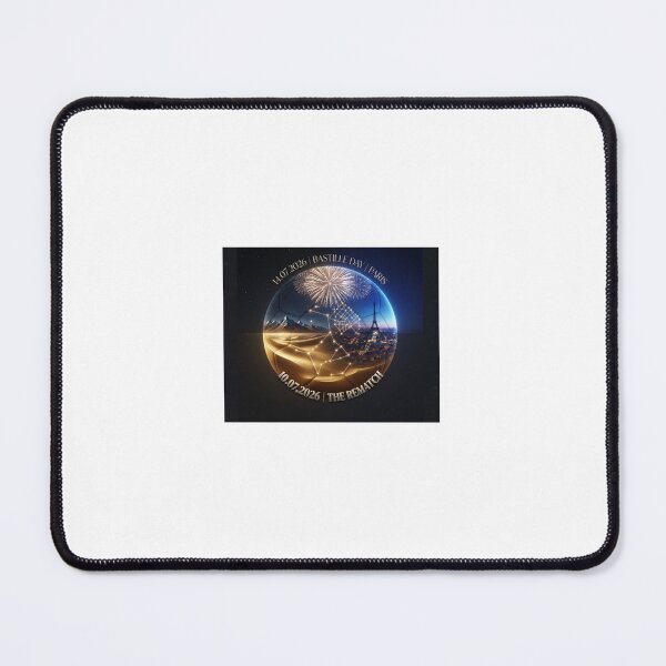Item preview, France vs Morocco Desert Meets Paris Football Rematch Bastille Day Art designed and sold by VikrantCreative.