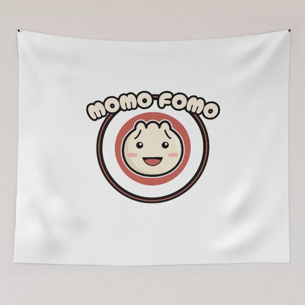 Item preview, Momo FOMO Funny Anxious Momo Dumpling Fear Of Missing Out Desi Food Humor Gift designed and sold by SHREE ART STUDIO.