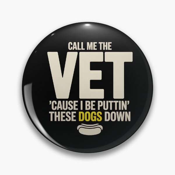 Item preview, Call Me The Vet Cause I Be Puttin These Dogs Down Tee designed and sold by DONT ASK CLUB.