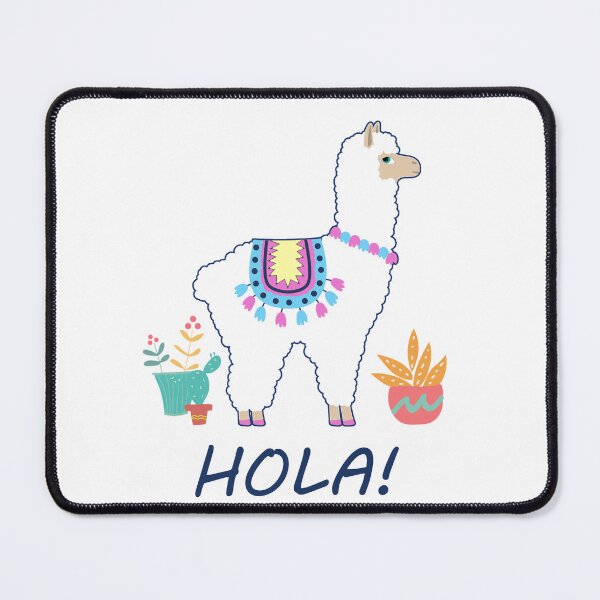 Item preview, Alpaca Hola Funny Llama Pun Cute Animal Retro Graphic Design designed and sold by ronakris009.