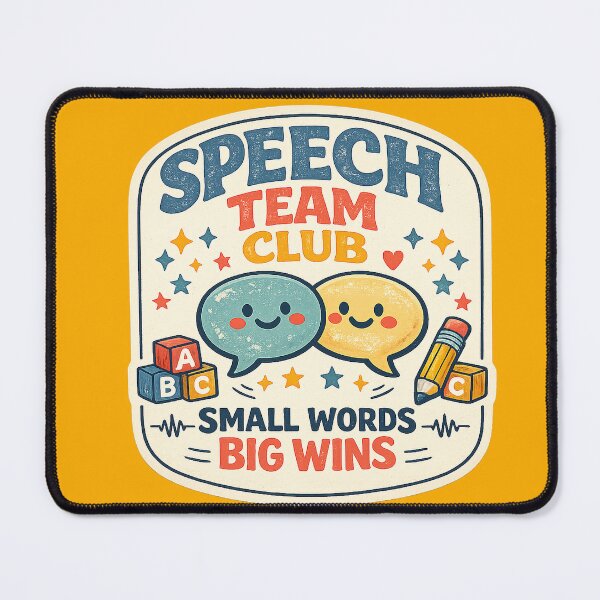 Item preview, Speech Team Club Small Words Big Wins designed and sold by Concrete Coffee Studio.