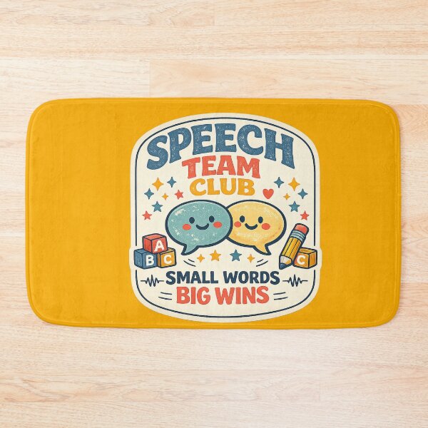 Item preview, Speech Team Club Small Words Big Wins designed and sold by Concrete Coffee Studio.