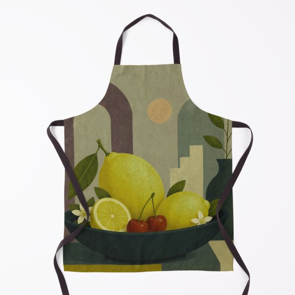 Item preview, Lemon & Cherry Still Life designed and sold by joycrysstudio.