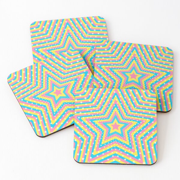 Item preview, Colorful Retro Star Pattern Sticker designed and sold by PremVerse.