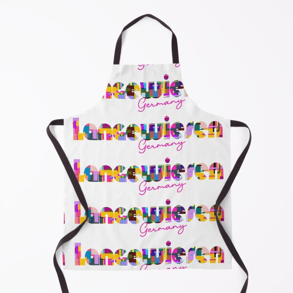 Item preview, Langewiesen, Germany, Vibrant Abstract City Typography Art designed and sold by Wanderful-roads.