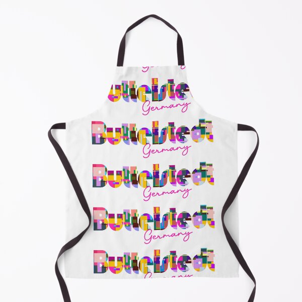 Item preview, Buttelstedt, Germany, Vibrant Abstract City Typography Art designed and sold by Wanderful-roads.