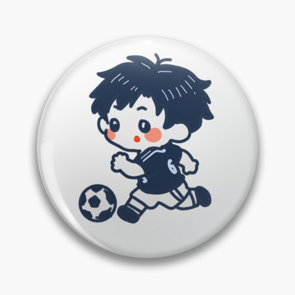 Item preview, Chibi Soccer Boy Football Player Cartoon designed and sold by Dospart.