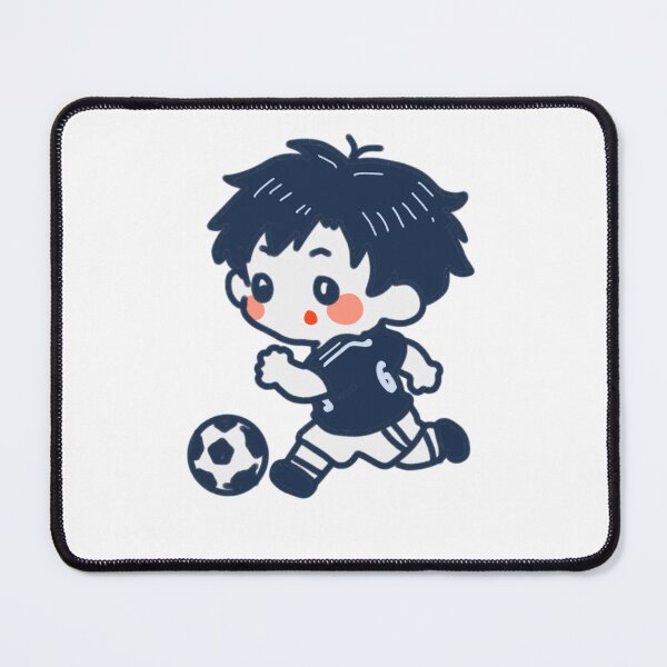 Item preview, Chibi Soccer Boy Football Player Cartoon designed and sold by Dospart.