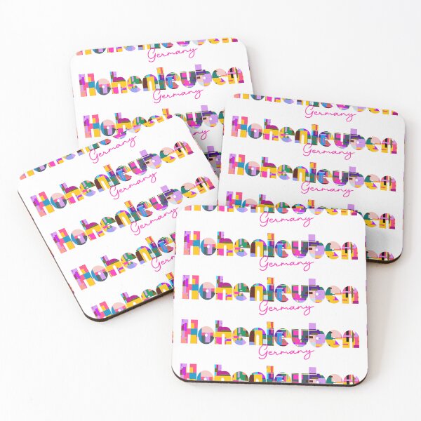 Item preview, Copy of Schönewalde, Germany, Vibrant Abstract City Typography Art designed and sold by Wanderful-roads.