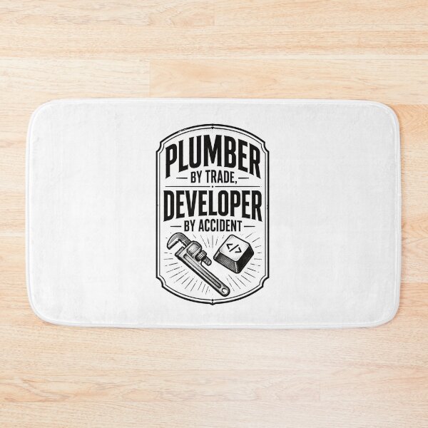 Item preview, Plumber By Trade Developer By Accident Funny Coding Gift designed and sold by Code  Monkeys.
