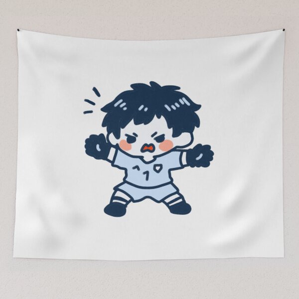 Item preview, Chibi Soccer Boy Football Player Cartoon designed and sold by Dospart.