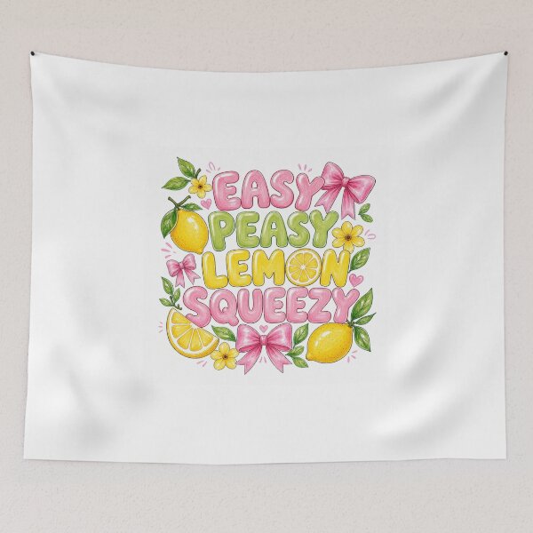 Item preview, Easy Peasy Lemon Squeezy designed and sold by Love Joy.