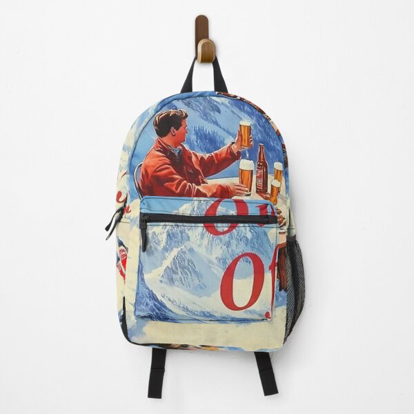 Item preview, Poster Retro Vintage Apres Ski Mountain Painting designed and sold by anthonyJenkiny.