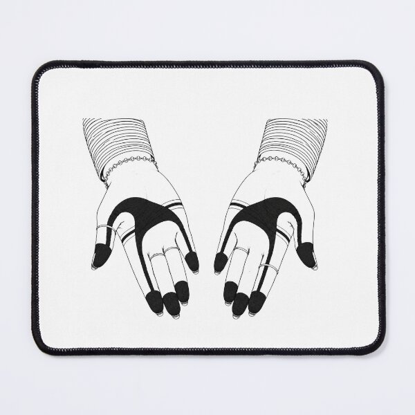 Item preview, Emirati Henna Hands Line Art designed and sold by NUSKHAH UAE | Emirati Heritage Art.