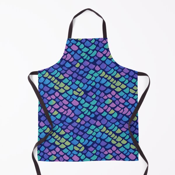 Item preview, Magical Glitter Mermaid Scales Pattern in Purple, Blue & Green designed and sold by Zazizu.