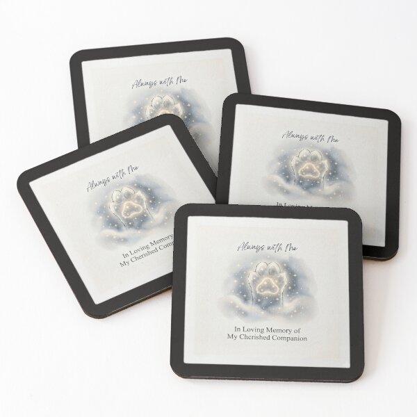 Item preview, Always With Me – Ethereal Pet Memorial Art Tribute designed and sold by Fatomfatom.