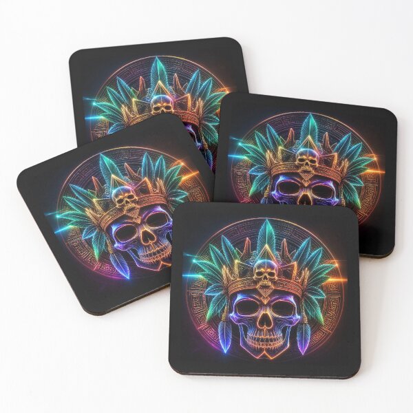 Item preview, Neon MesoAmerican designed and sold by VooDooTech Prompt Engine and Designs.