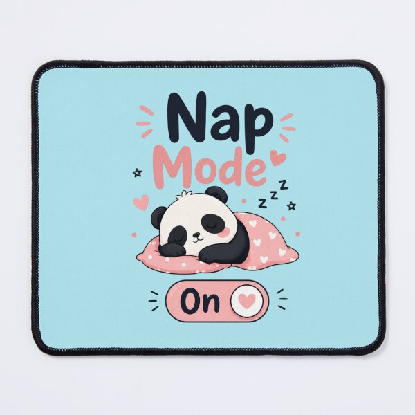 Item preview, Nap Mode On Cute Sleepy Panda | Kawaii Nap Time Quote | Cozy Aesthetic Funny Animal Design designed and sold by Sanika arts .