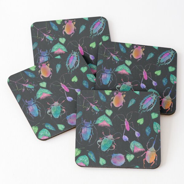 Item preview, Whimsical Bugs Dark Mode designed and sold by Sukilopi.