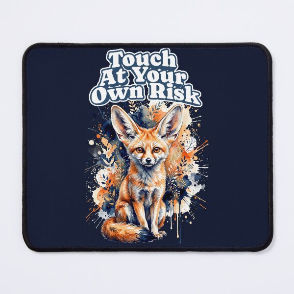 Item preview, Touch At Your Own Risk Funny Fennec Fox Watercolor Animal Lover Gift designed and sold by Biedroneczka.