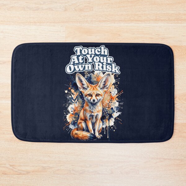 Item preview, Touch At Your Own Risk Funny Fennec Fox Watercolor Animal Lover Gift designed and sold by Biedroneczka.
