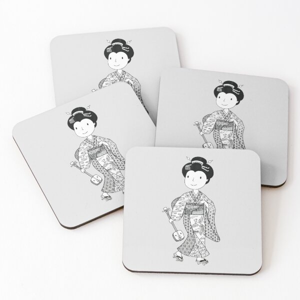 Item preview, Japanese Woman Traditional Kimono Shamisen designed and sold by capricedefille.