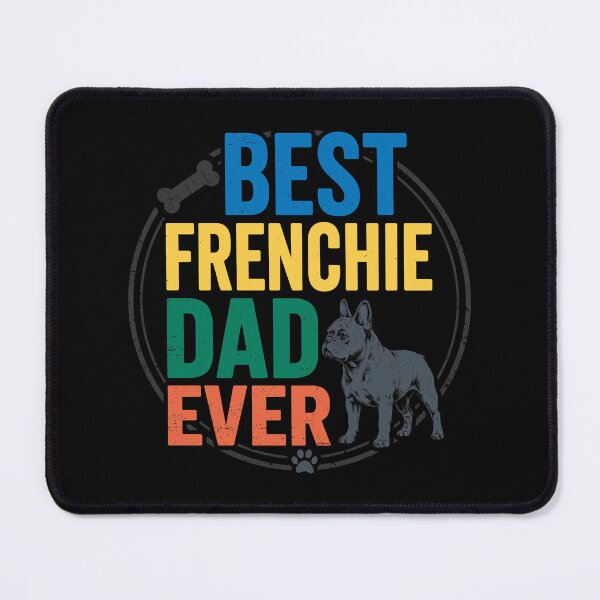 Item preview, Best Frenchie Dad Ever Retro Style Canine designed and sold by SoyLamderma.