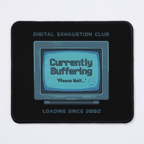Item preview, Currently Buffering Retro Internet Aesthetic T-Shirt designed and sold by Larams Studio.