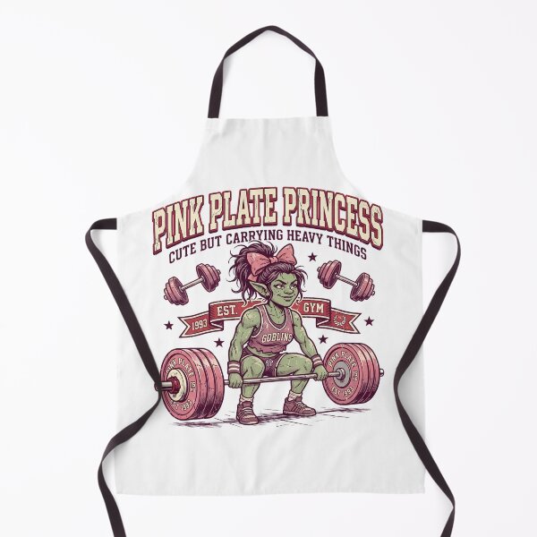 Item preview, Pink Plate Princess Cute Strong Gym Humor designed and sold by FindYouByZ.