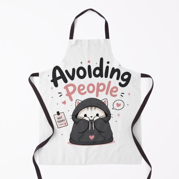 Item preview, Avoiding People Cute Introvert Cat Shirt | Kawaii Social Battery Low Funny Design designed and sold by Sanika arts .