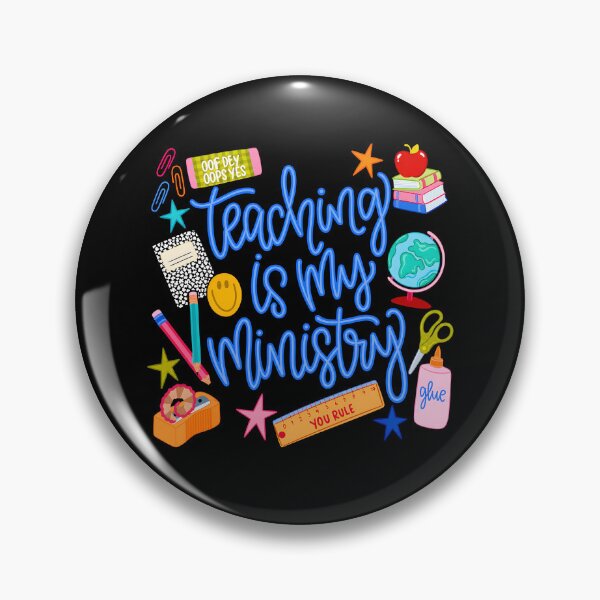 Item preview, Teaching Is My Ministry designed and sold by Poopielandia.