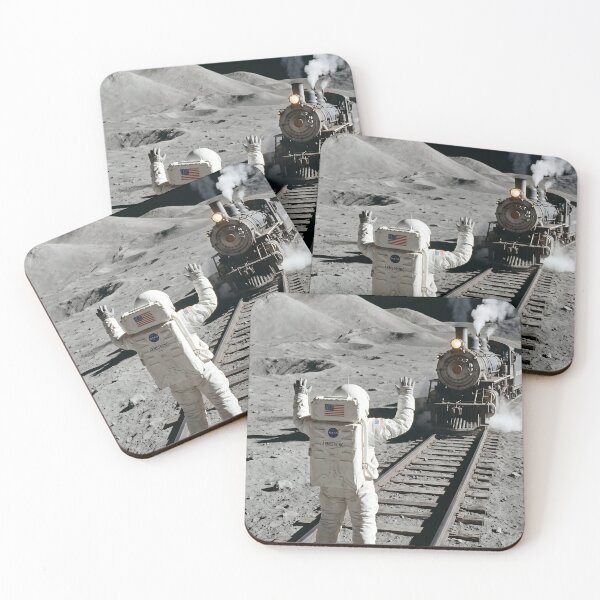 Item preview, Steamtrain on the moon designed and sold by WiseBow.