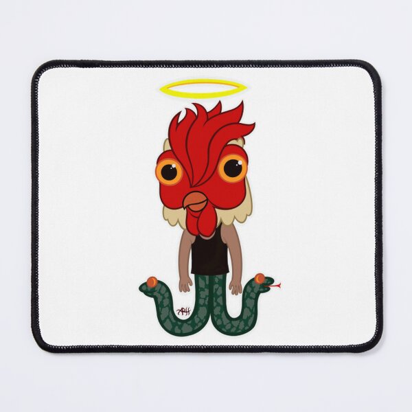 Item preview, Abraxas Gnostic Deity Cute Chibi Monster Ink Art designed and sold by Reneearss.