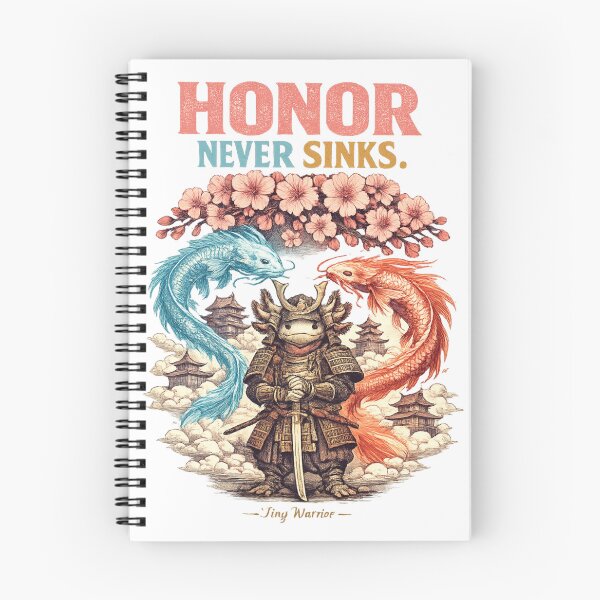 Item preview, Honor Never Sinks – Samurai Koi Japanese Art designed and sold by Dogandesighn.