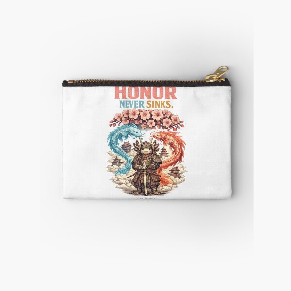 Item preview, Honor Never Sinks – Samurai Koi Japanese Art designed and sold by Dogandesighn.