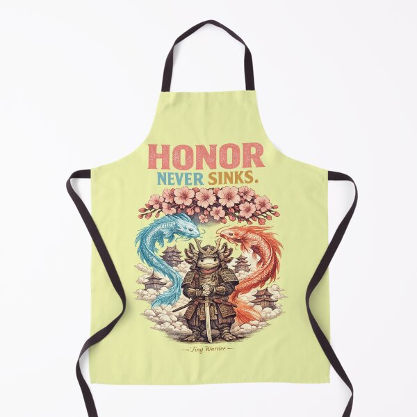 Item preview, Honor Never Sinks – Samurai Koi Japanese Art designed and sold by Dogandesighn.