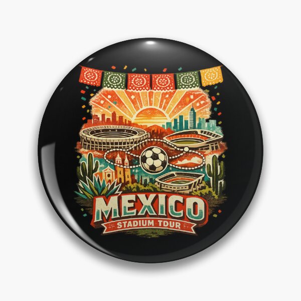 Item preview, Mexico Stadium Tour Retro Soccer Travel Shirt | Vintage Mexico Football Stadium Fan Travel Design designed and sold by Globalcitytees.